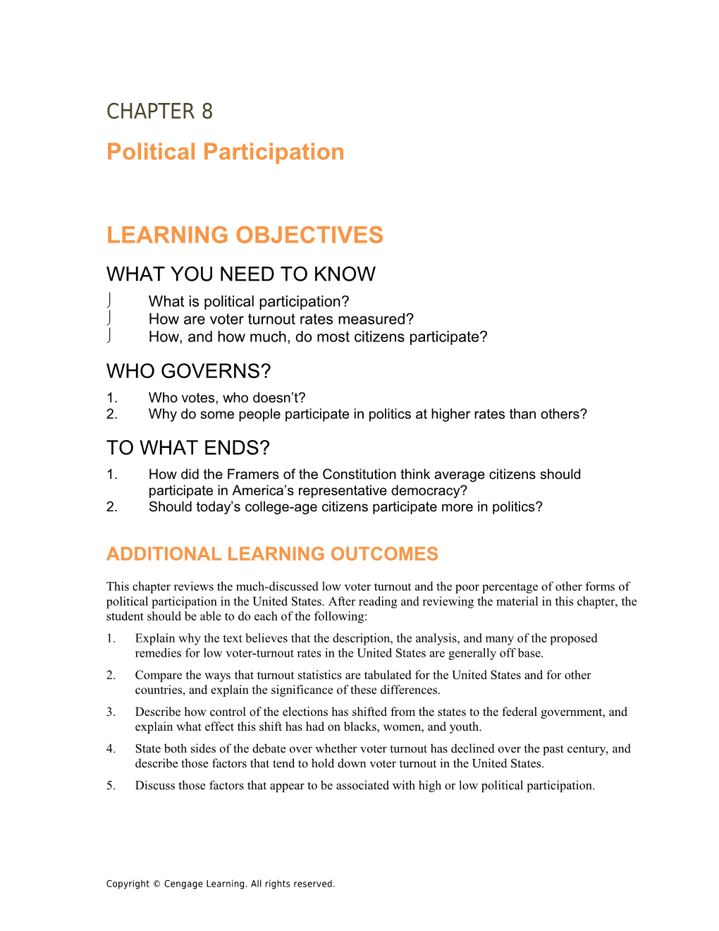 Political Participation s1