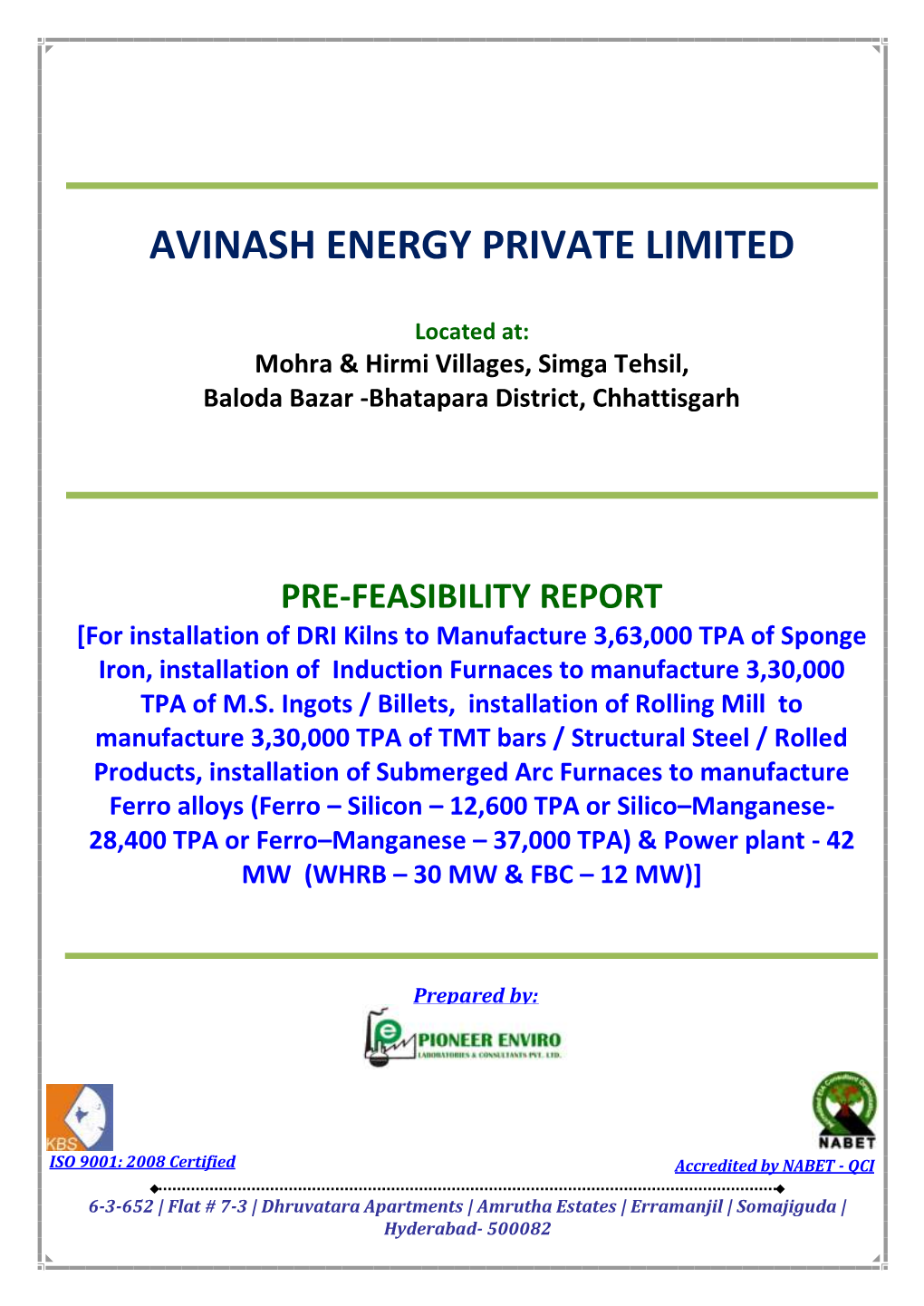 Avinash Energy Private Limited