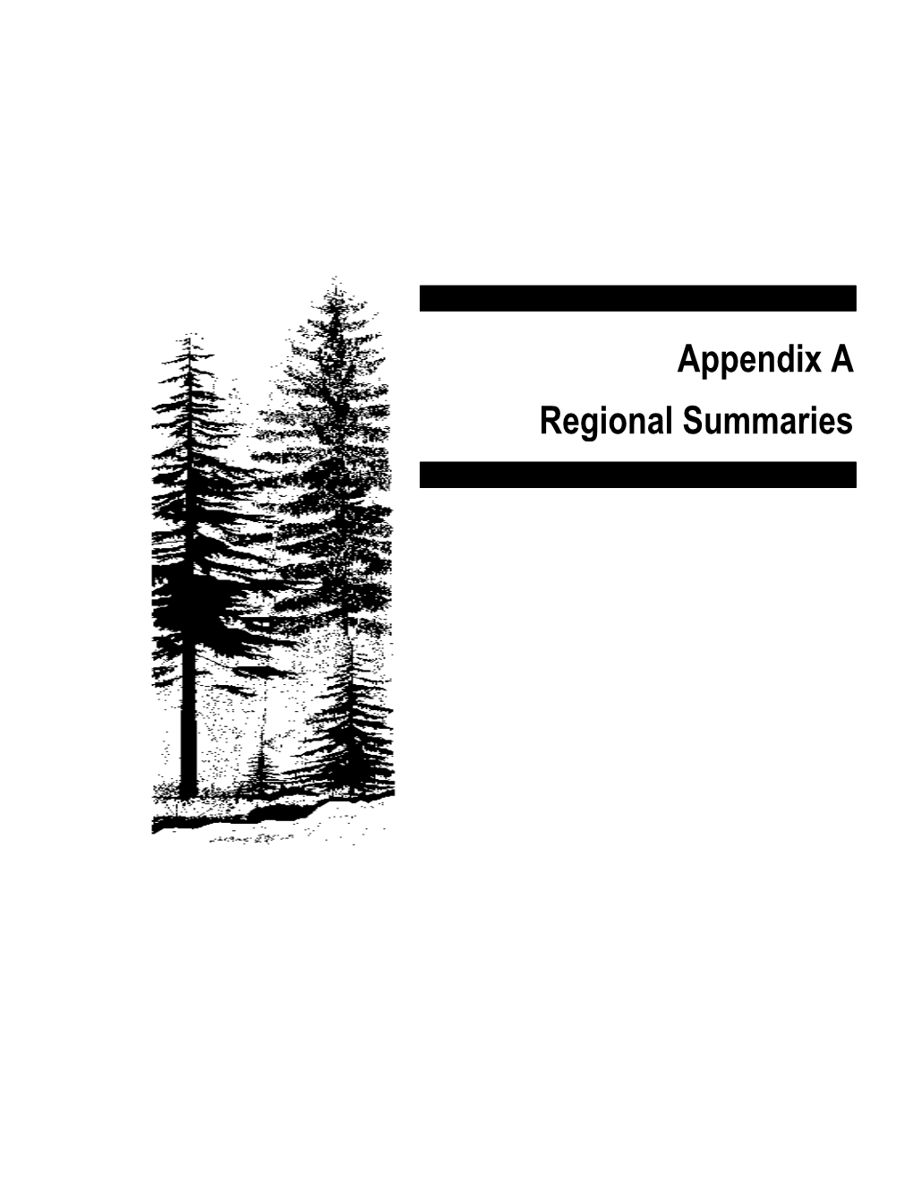 Appendix a Regional Summaries