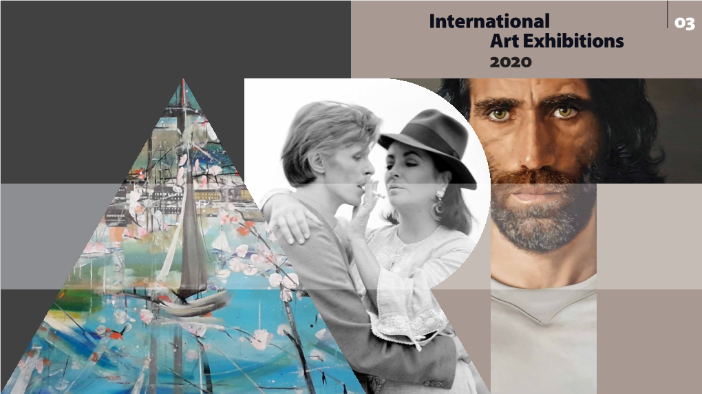 International Art Exhibitions 2020.03