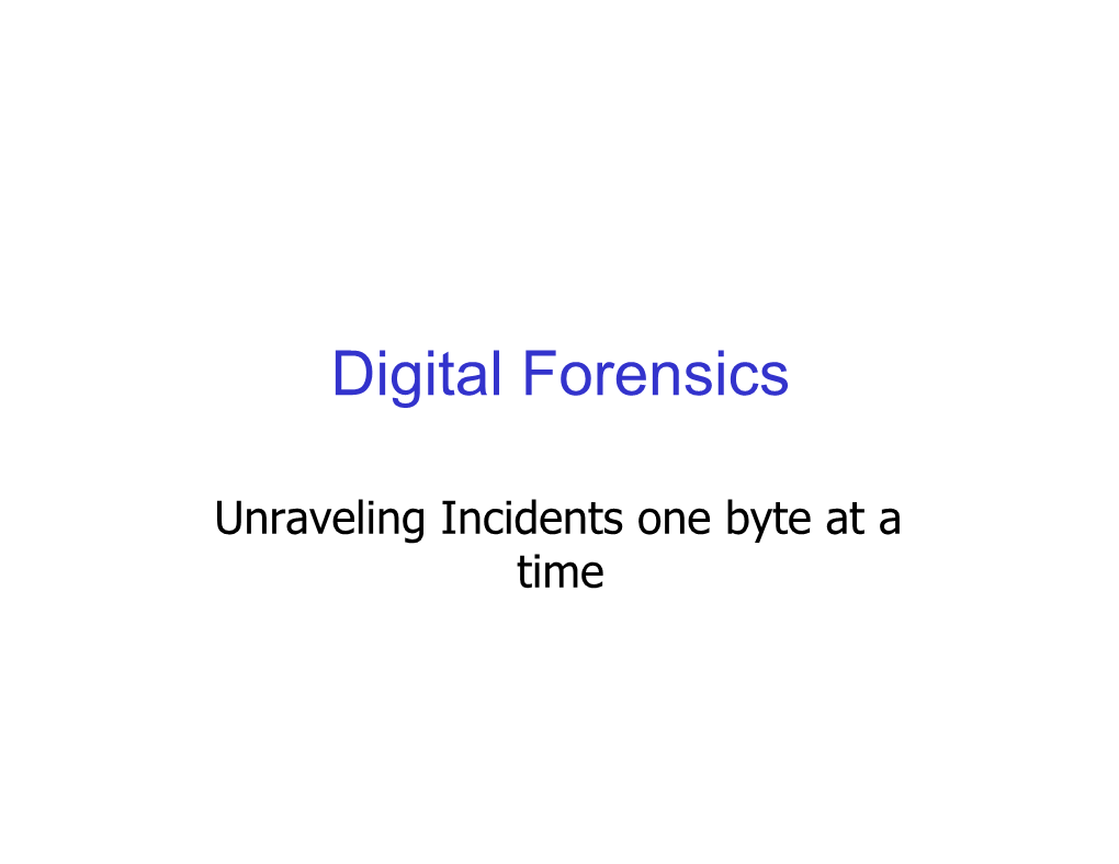 Digital Forensics-2015