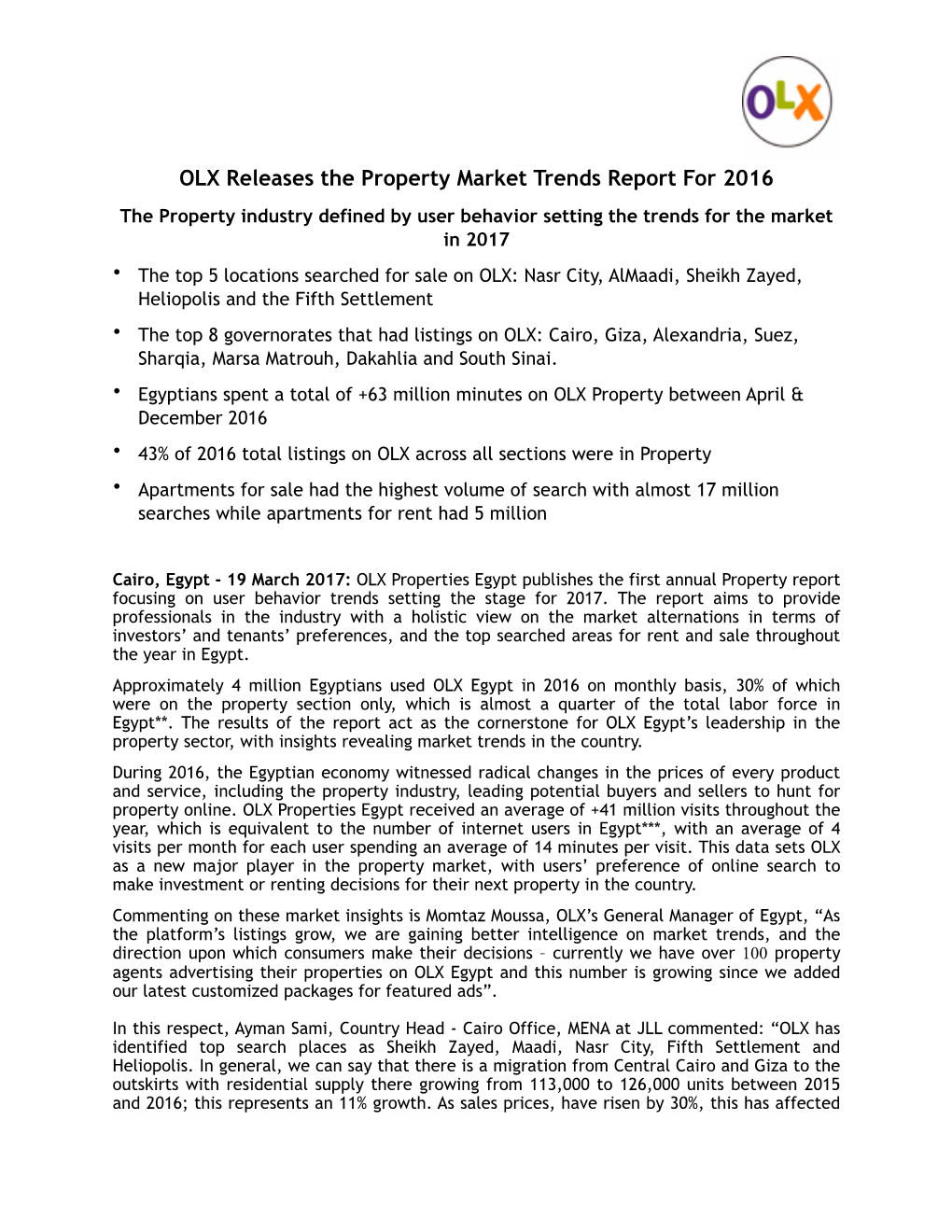 OLX Property Market Report 2016