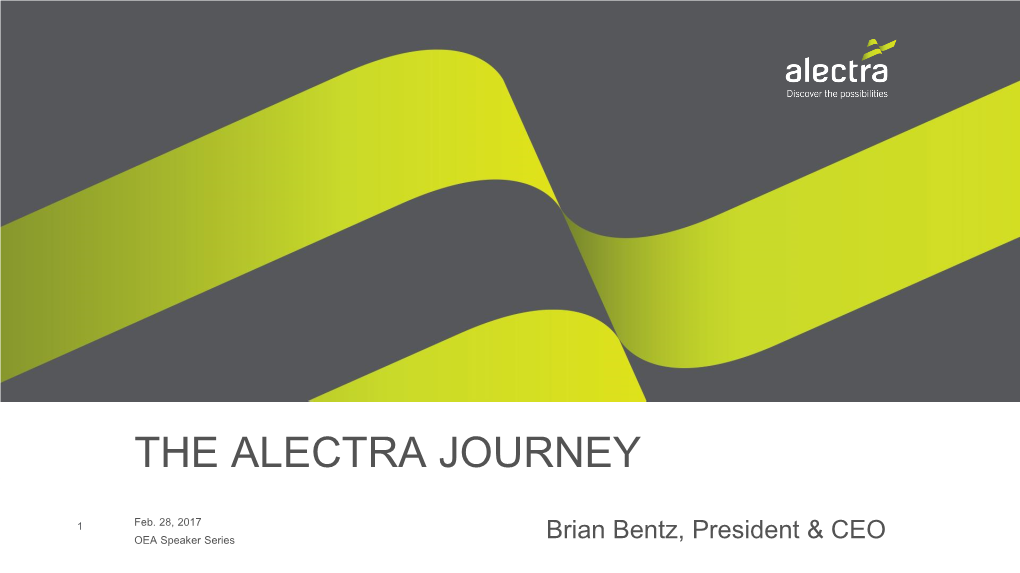 The Alectra Journey