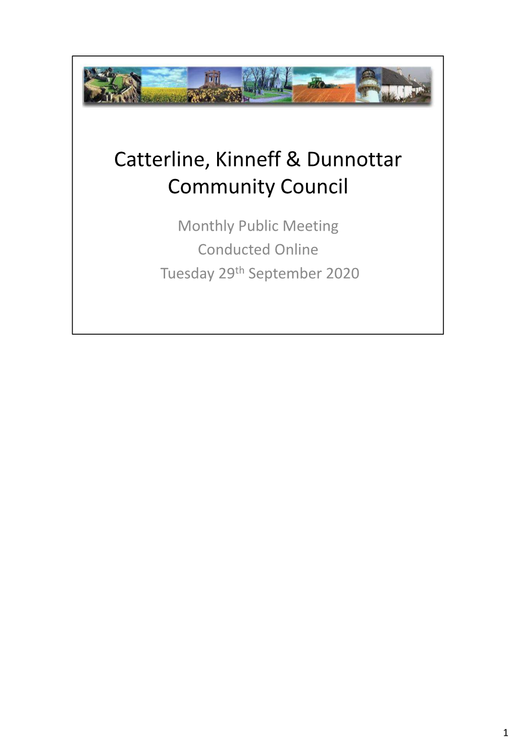 Catterline, Kinneff & Dunnottar Community Council