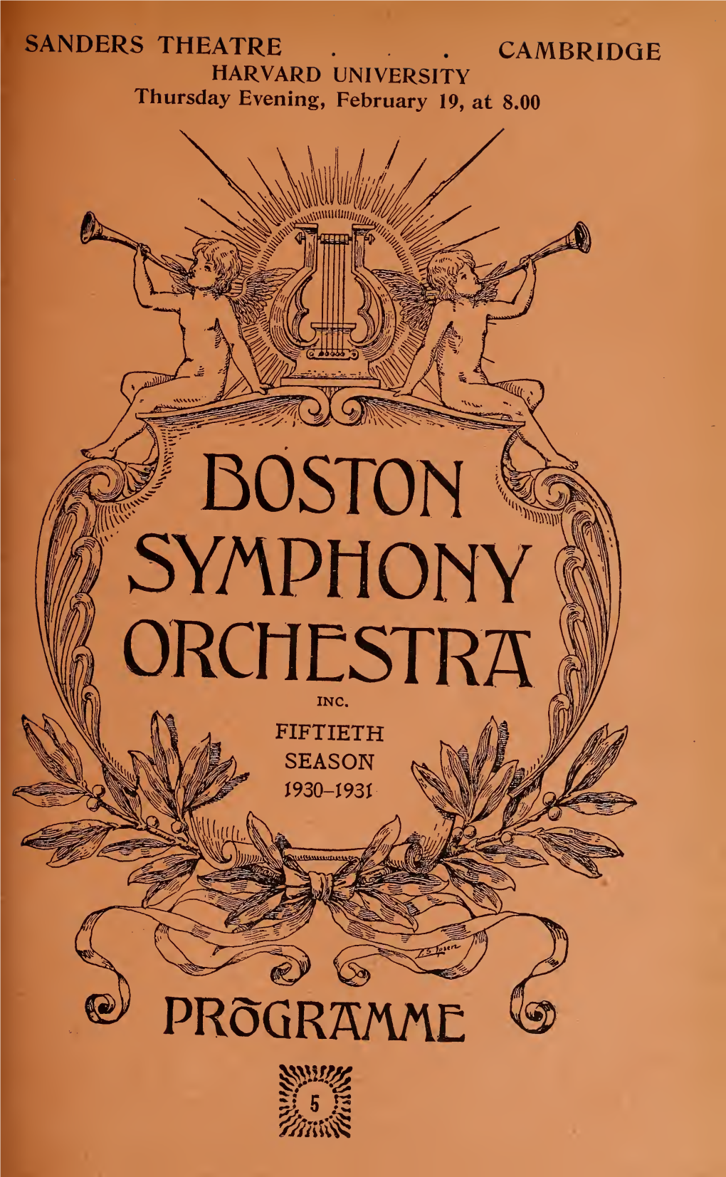 Boston Symphony Orchestra Concert Programs, Season 50,1930-1931, Trip