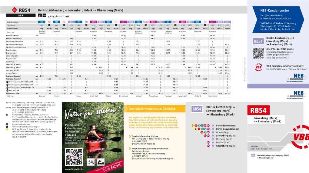 Fahrplan RB54