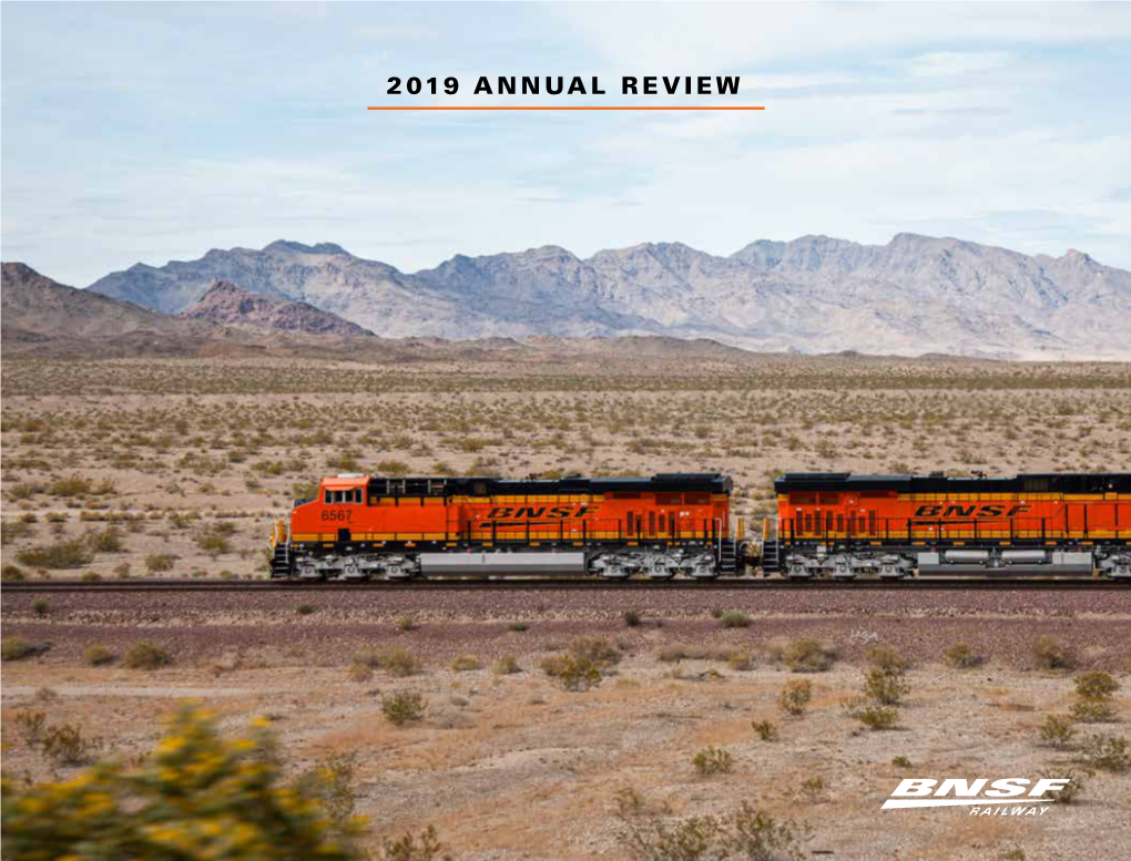 2019 Annual Review the Bnsf Network