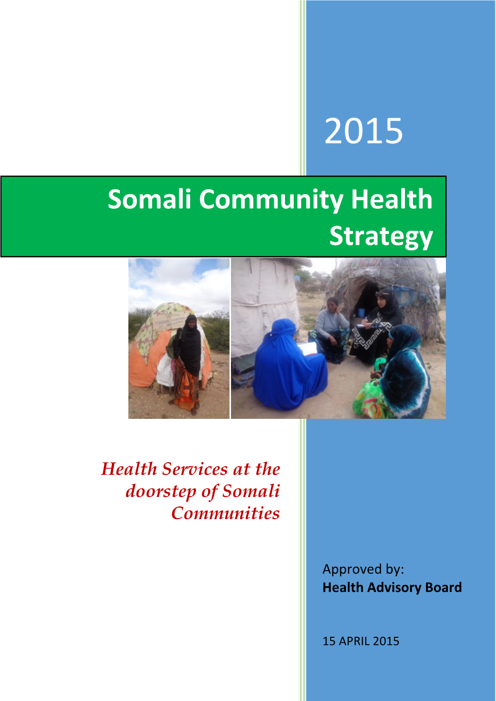 Somali Community Health Strategy 2015
