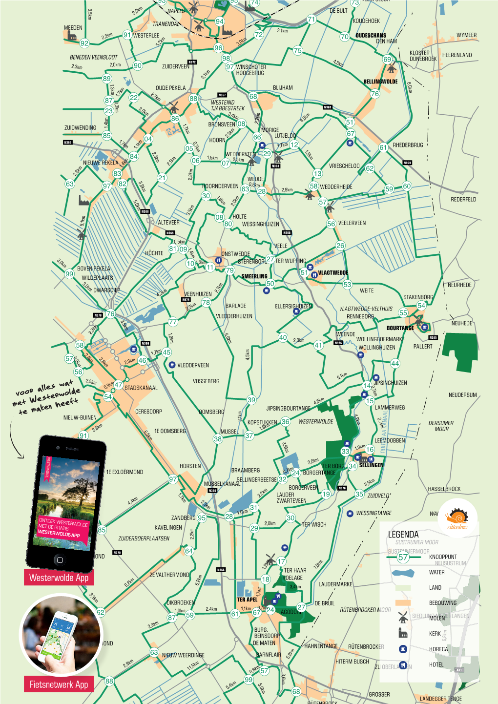 Fietsnetwerk App Westerwolde