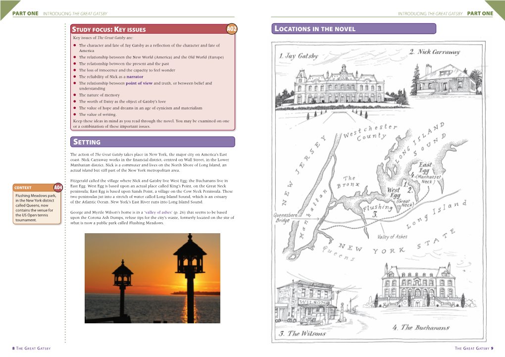 Sample Pages from the Great Gatsby York Notes for AS & A2