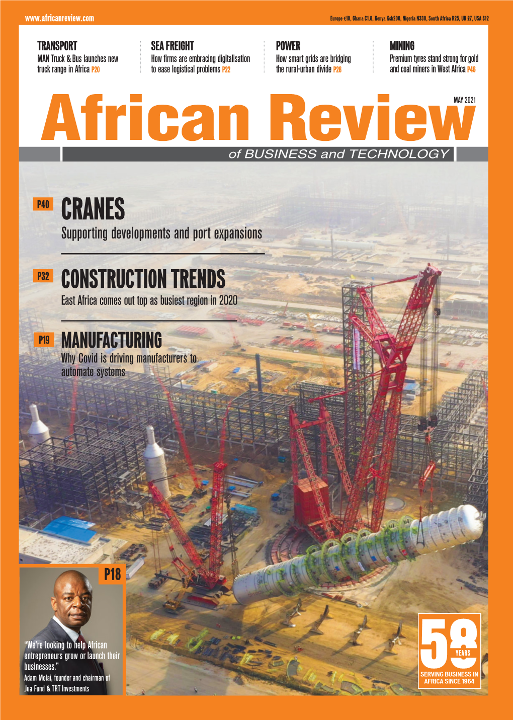 P40 CRANES Supporting Developments and Port Expansions