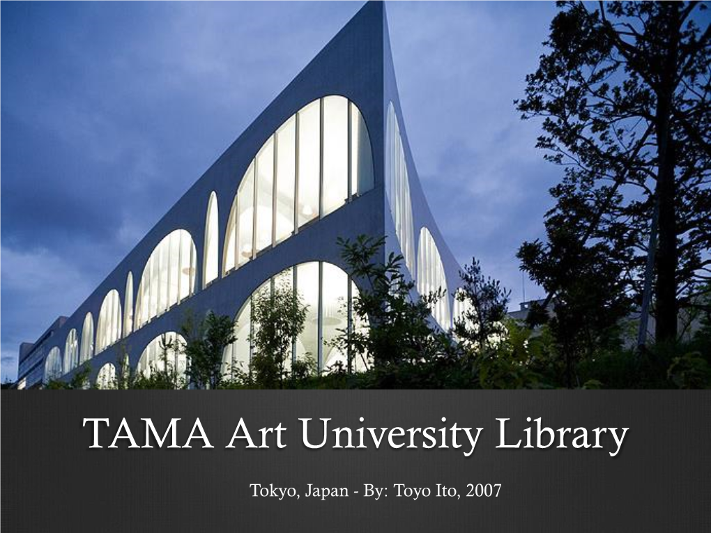 TAMA Art University Library
