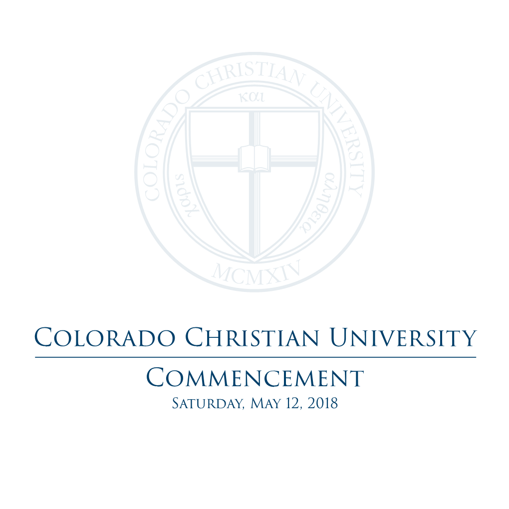 2018 Commencement Program