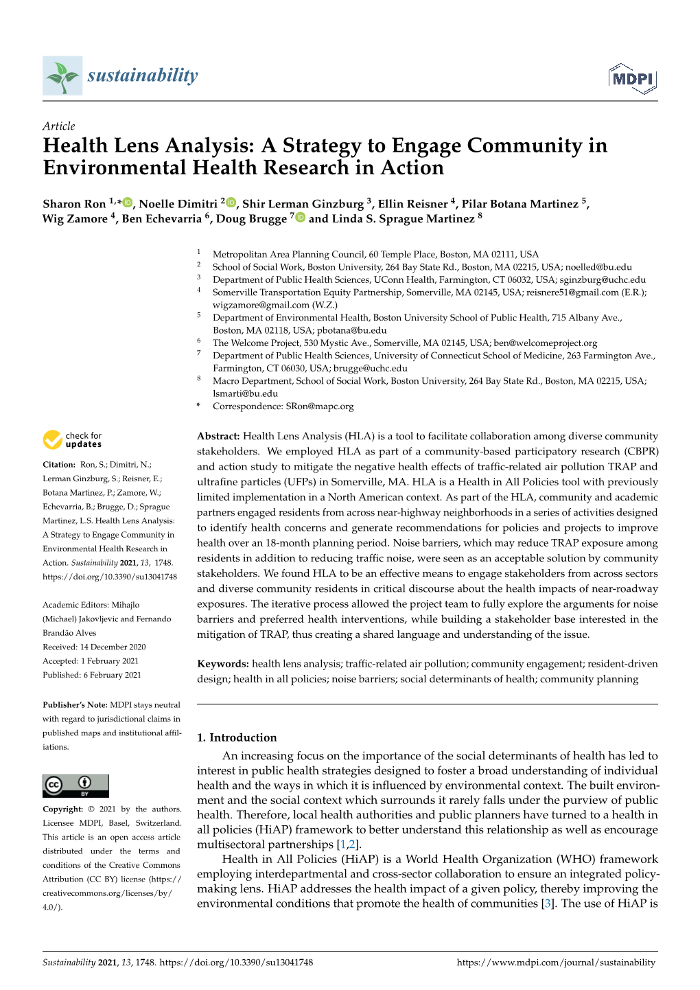 A Strategy to Engage Community in Environmental Health Research in Action