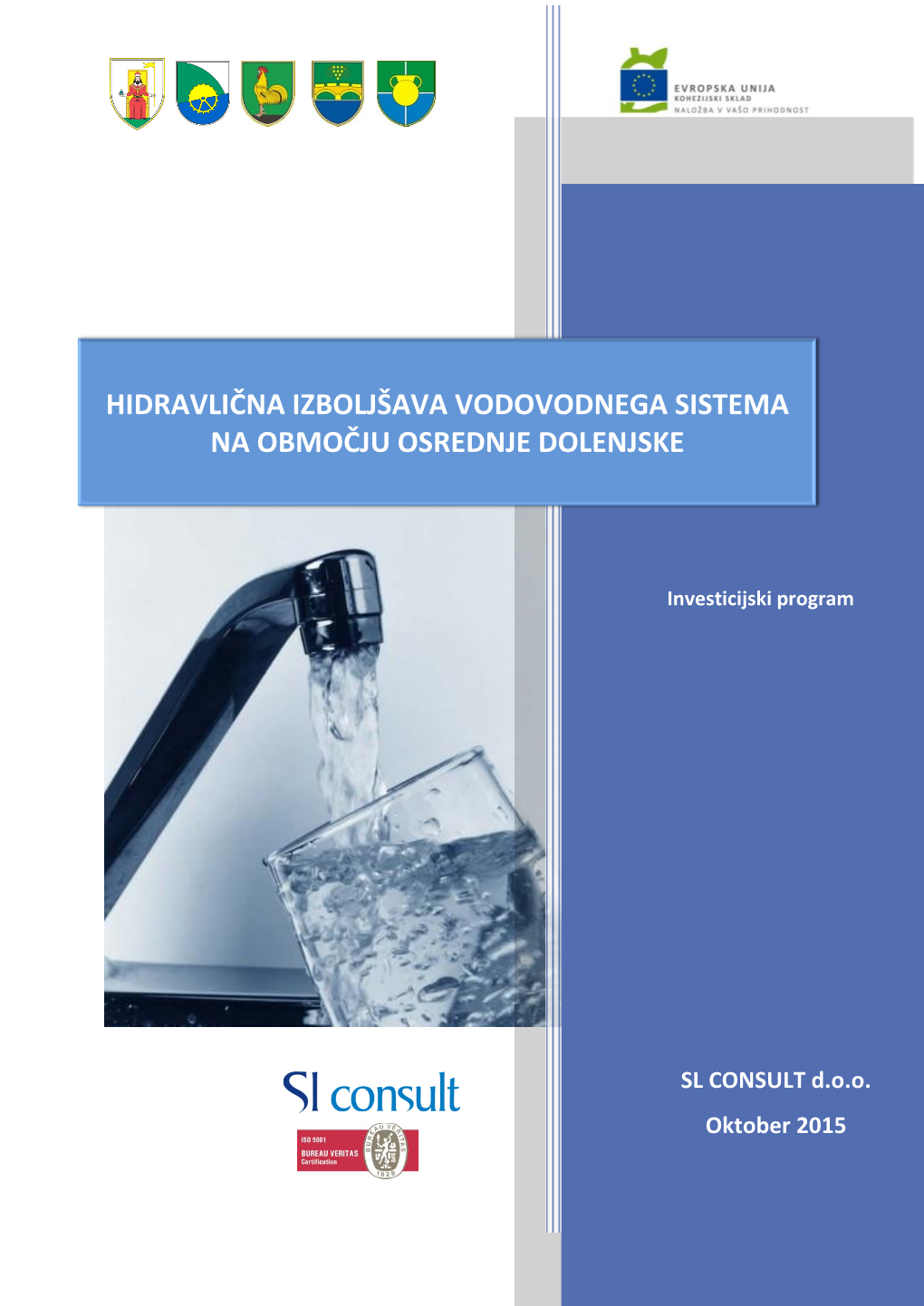 Hidravlična Izboljšava Vodovodnega Sistema Na Območju Osrednje Dolenjske