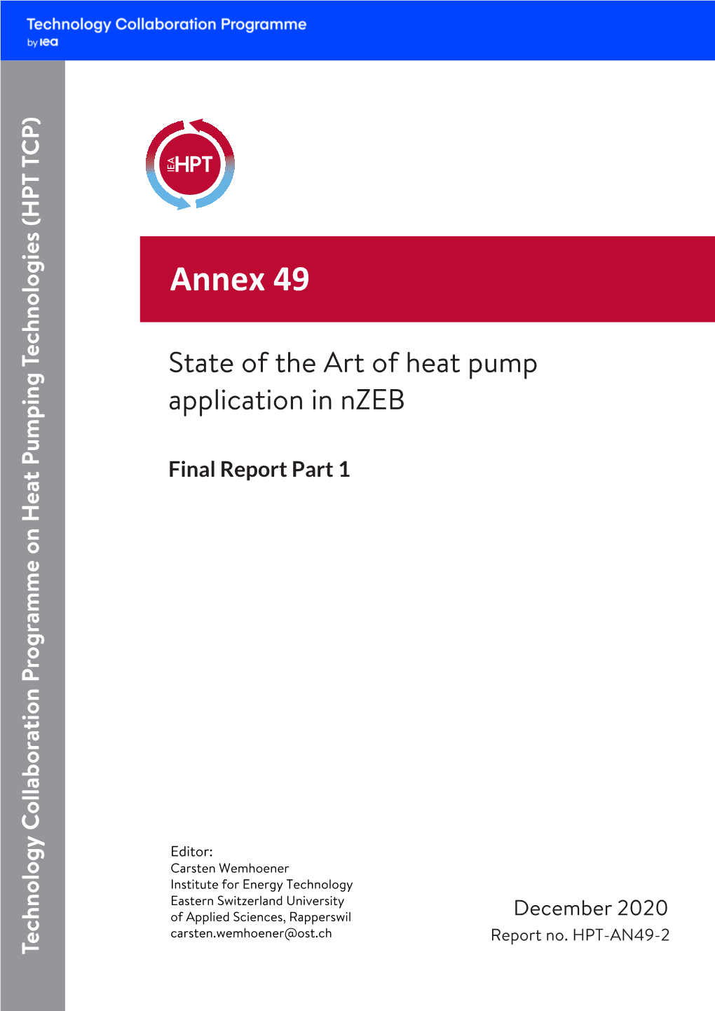 Annex 49 Report Part 1 on the State-Of-The-Art of Heat Pumps in Nzeb