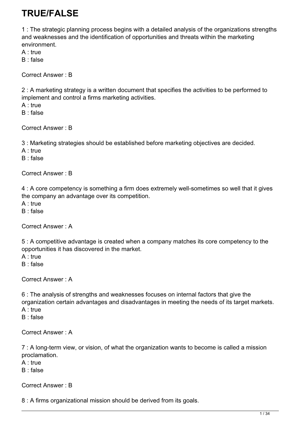 Chapter 02 Planning Implementing and Evaluating Marketing Strategies