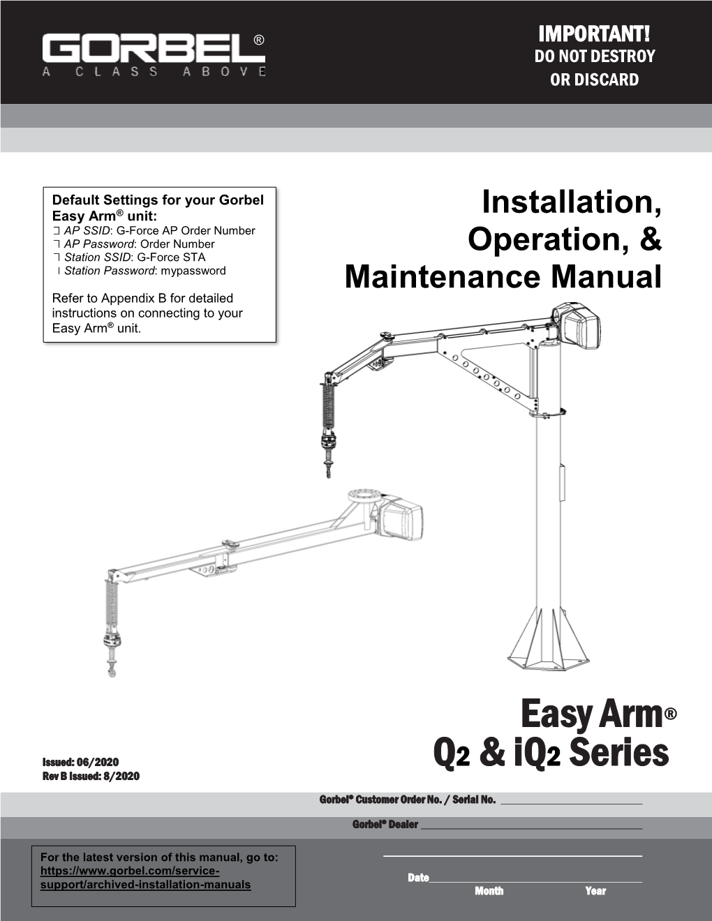 Easy Arm® Q2 & Iq2 Series