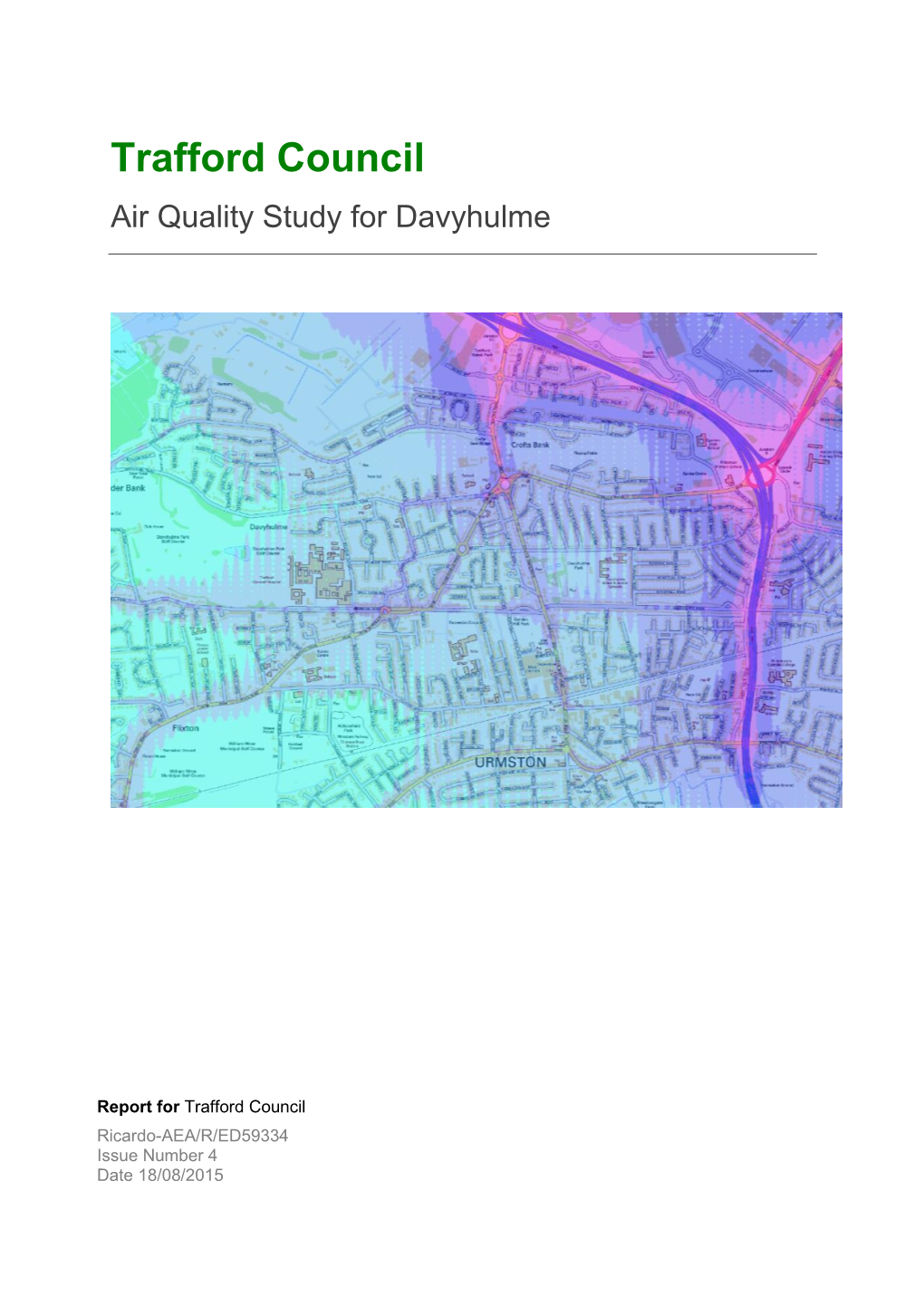 Air Quality Study for Davyhulme