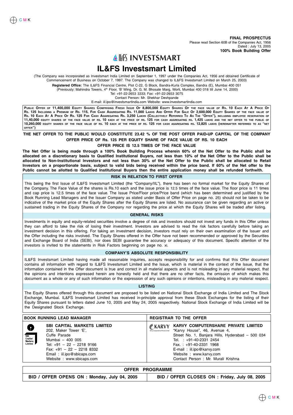 IL&FS Investsmart Limited