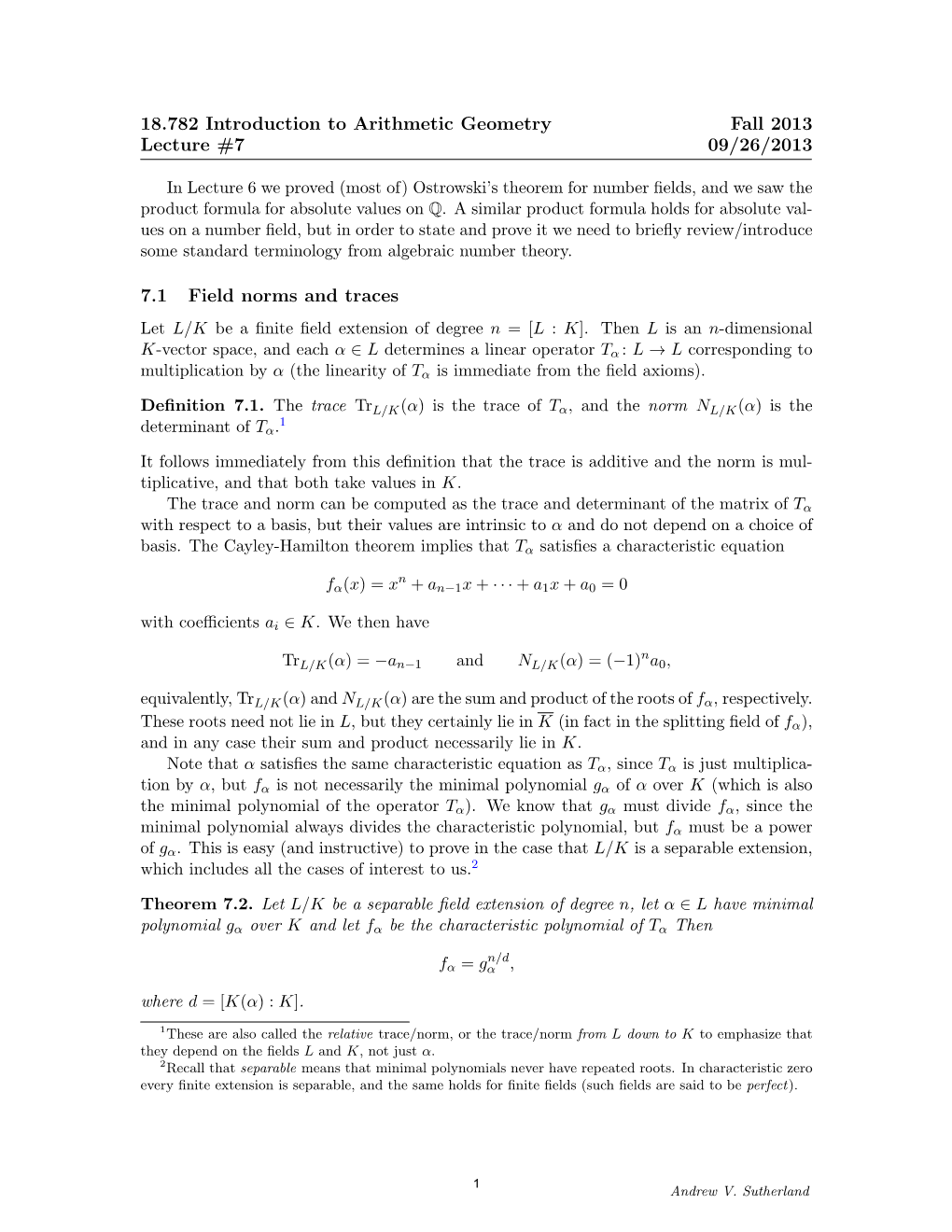 Product Formula for Number Fields, Completions