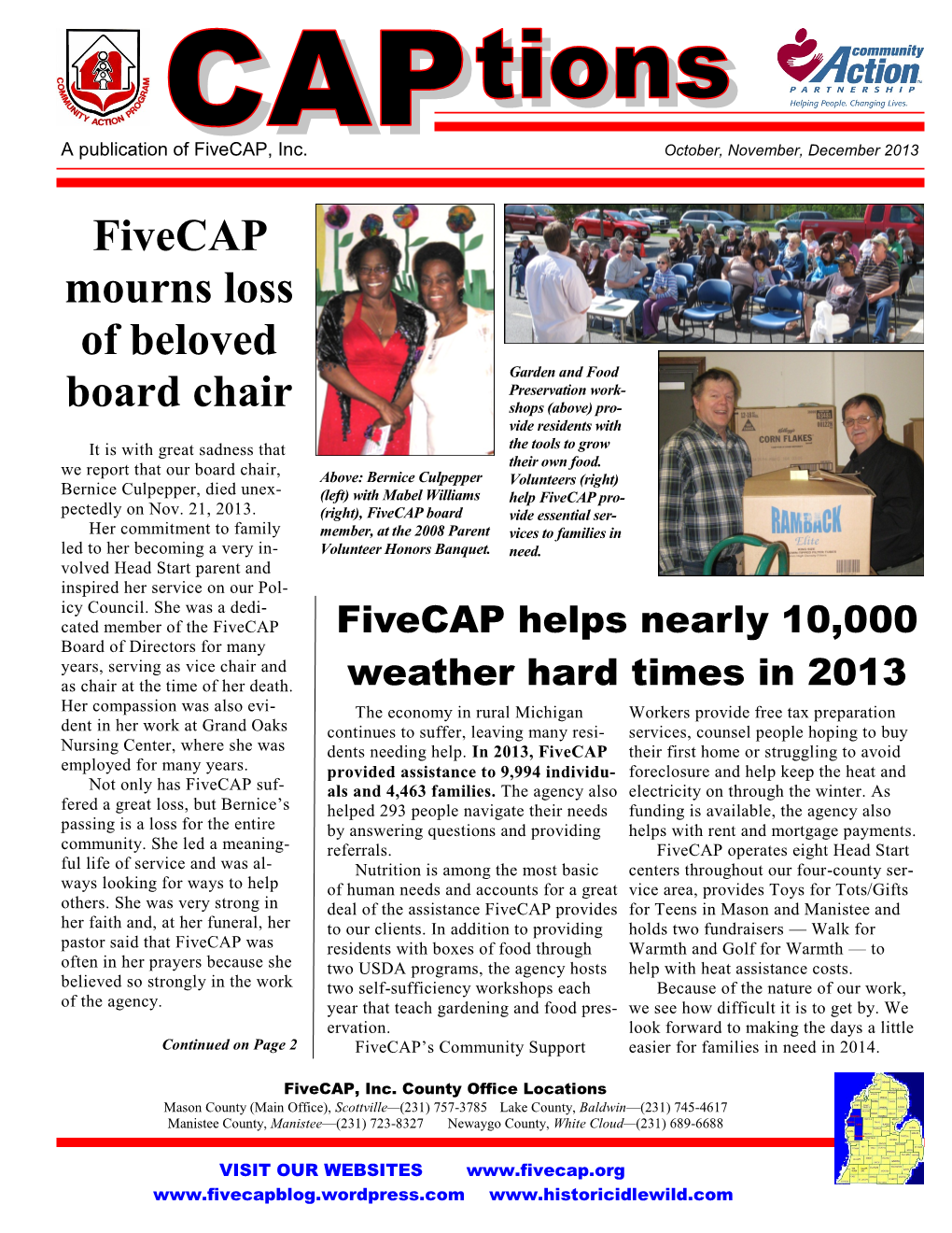 Fivecap Mourns Loss of Beloved Board Chair