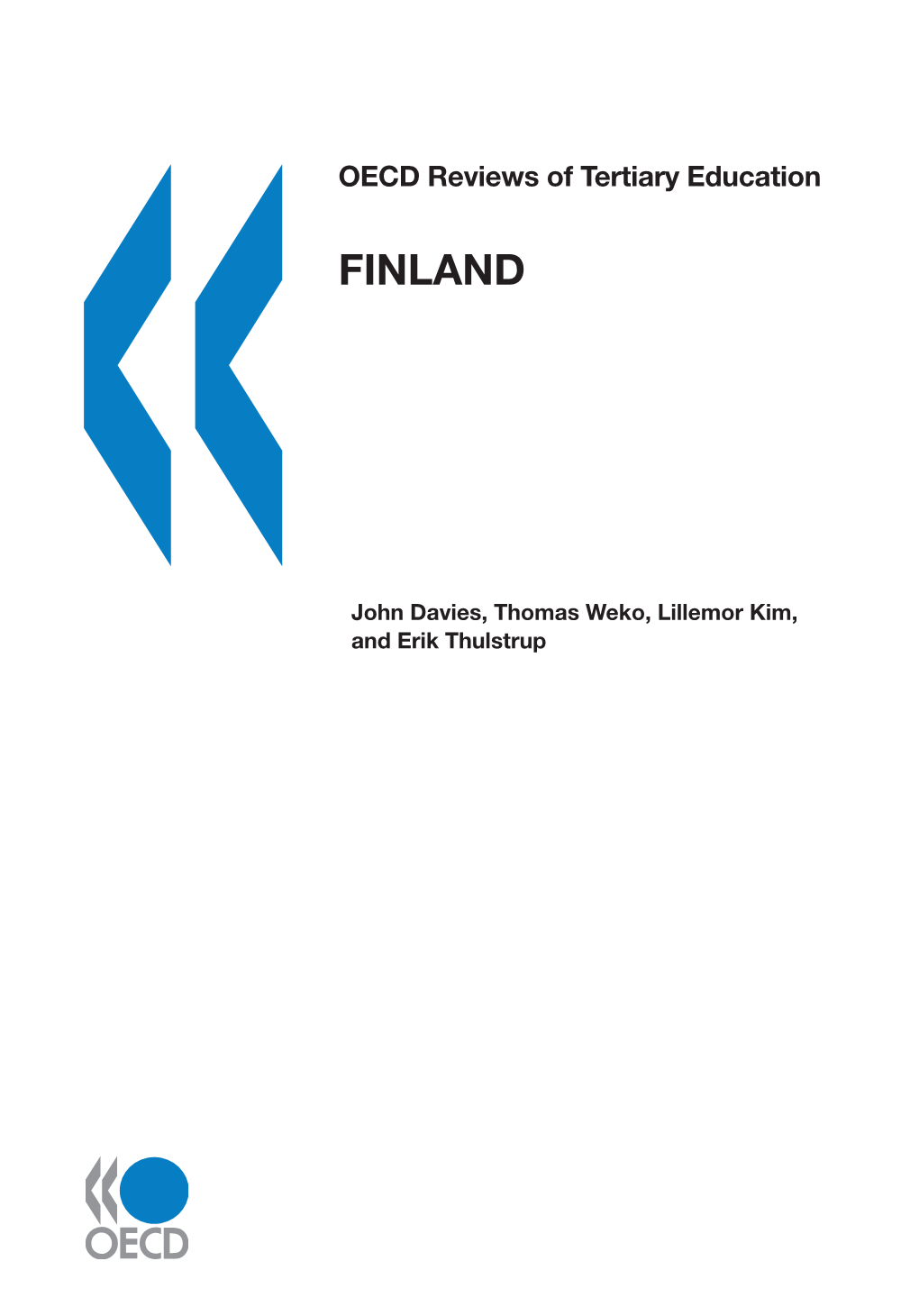 OECD Reviews of Tertiary Education: Finland