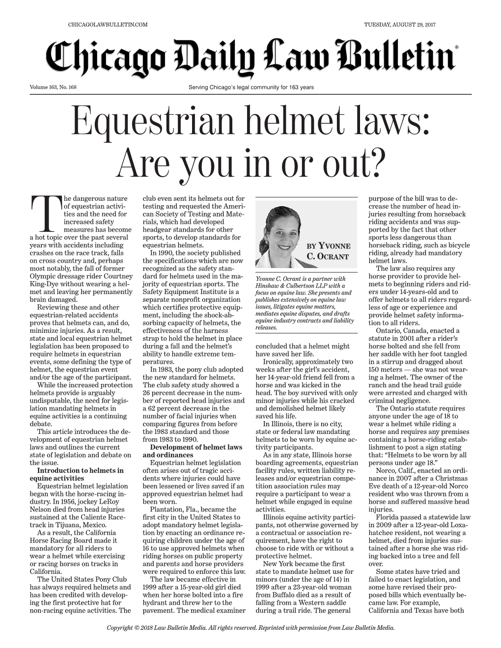 Equestrian Helmet Laws: Are You in Or Out?