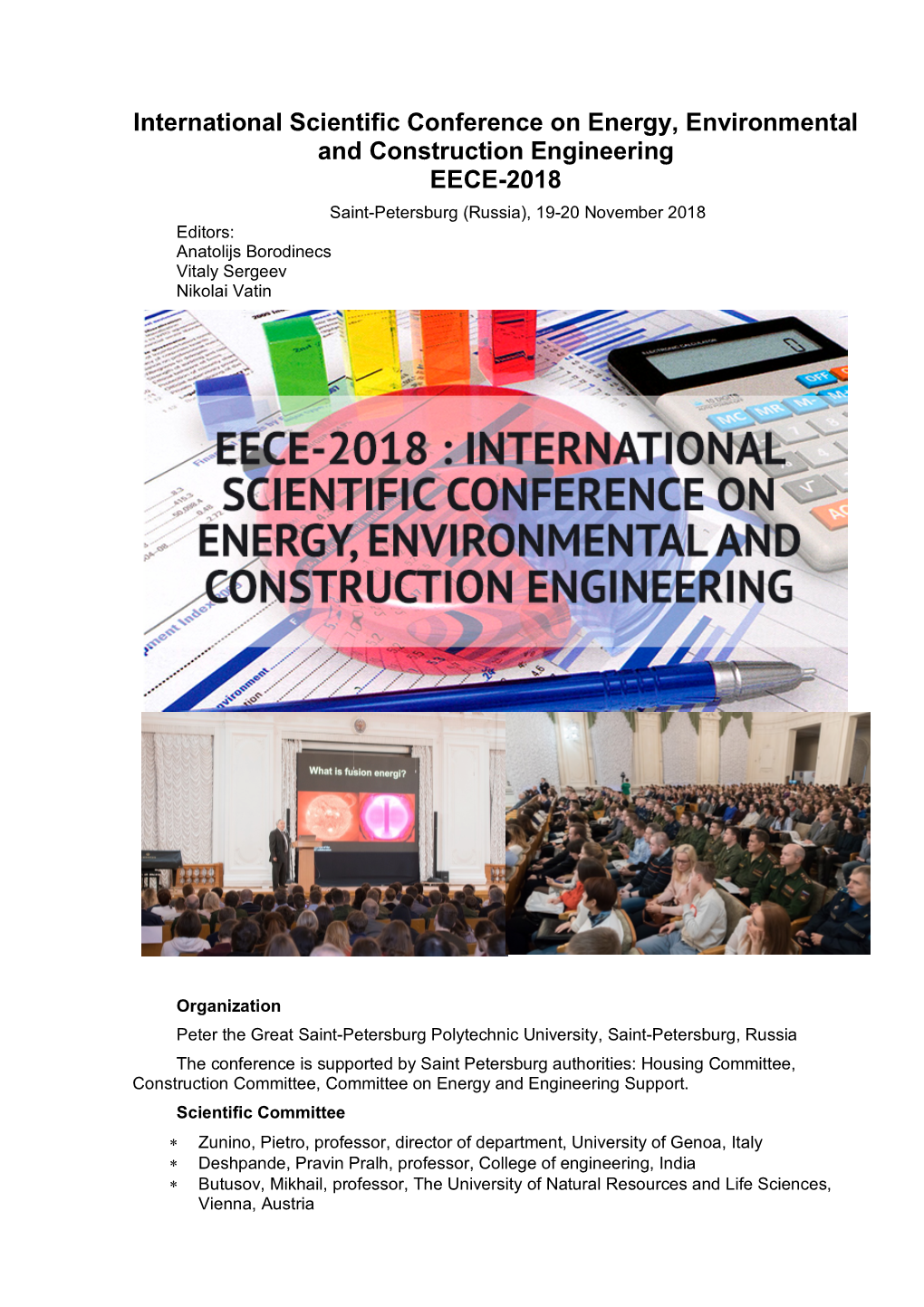 International Scientific Conference on Energy, Environmental And