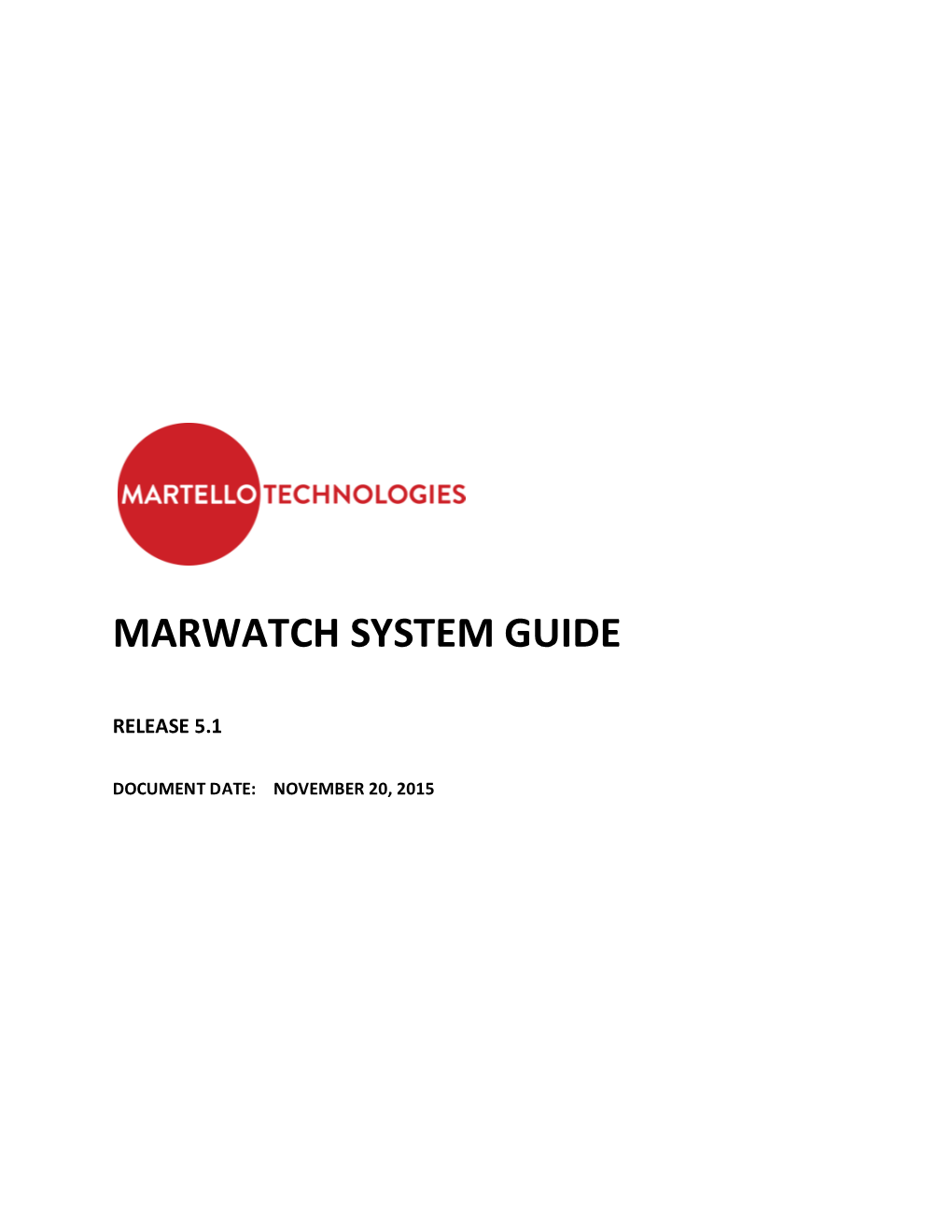 Marwatch System Guide