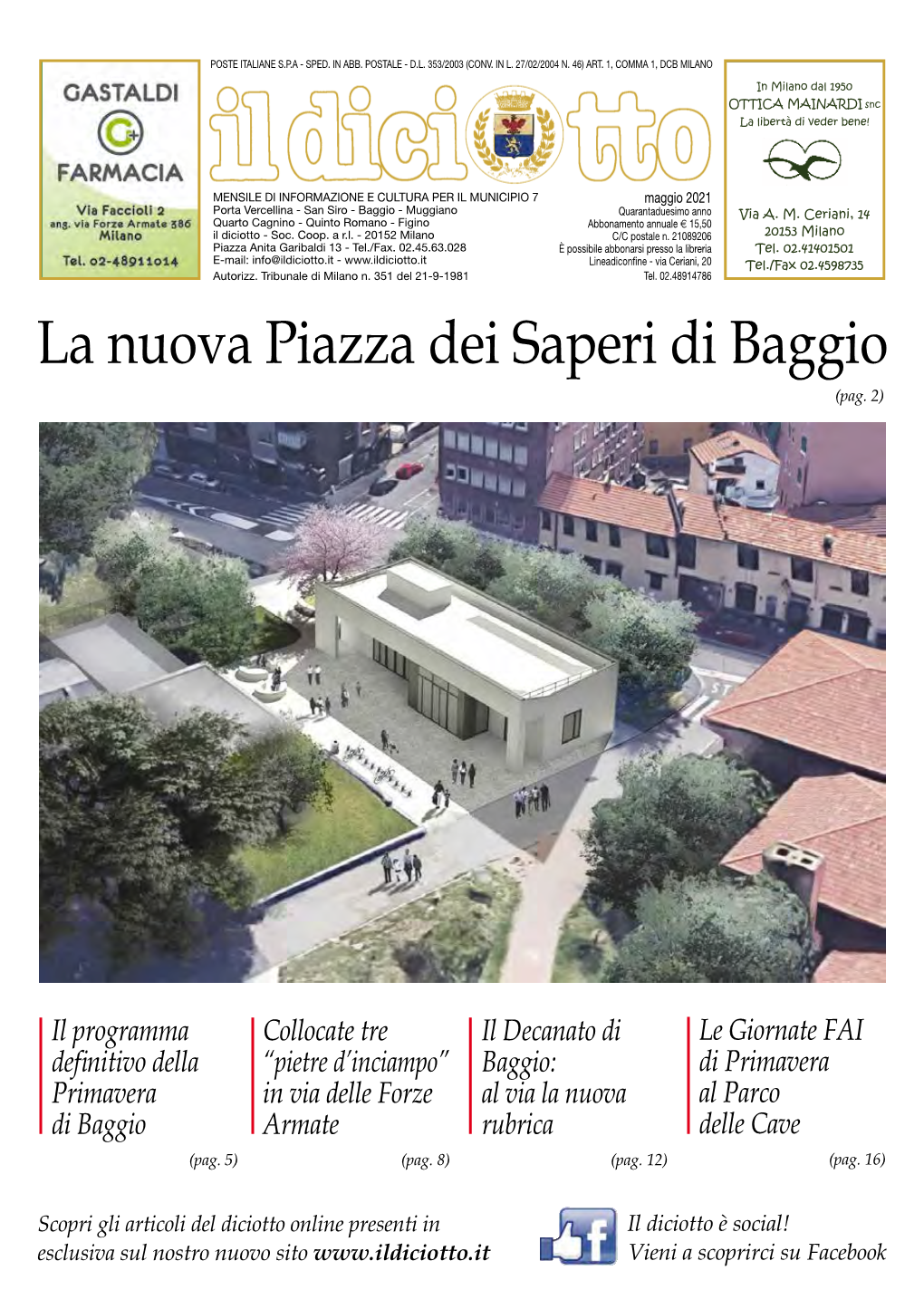 La Nuova Piazza Dei Saperi Di Baggio Venerdì Venerdì 17 17 Ottobre Ottobre (Pag