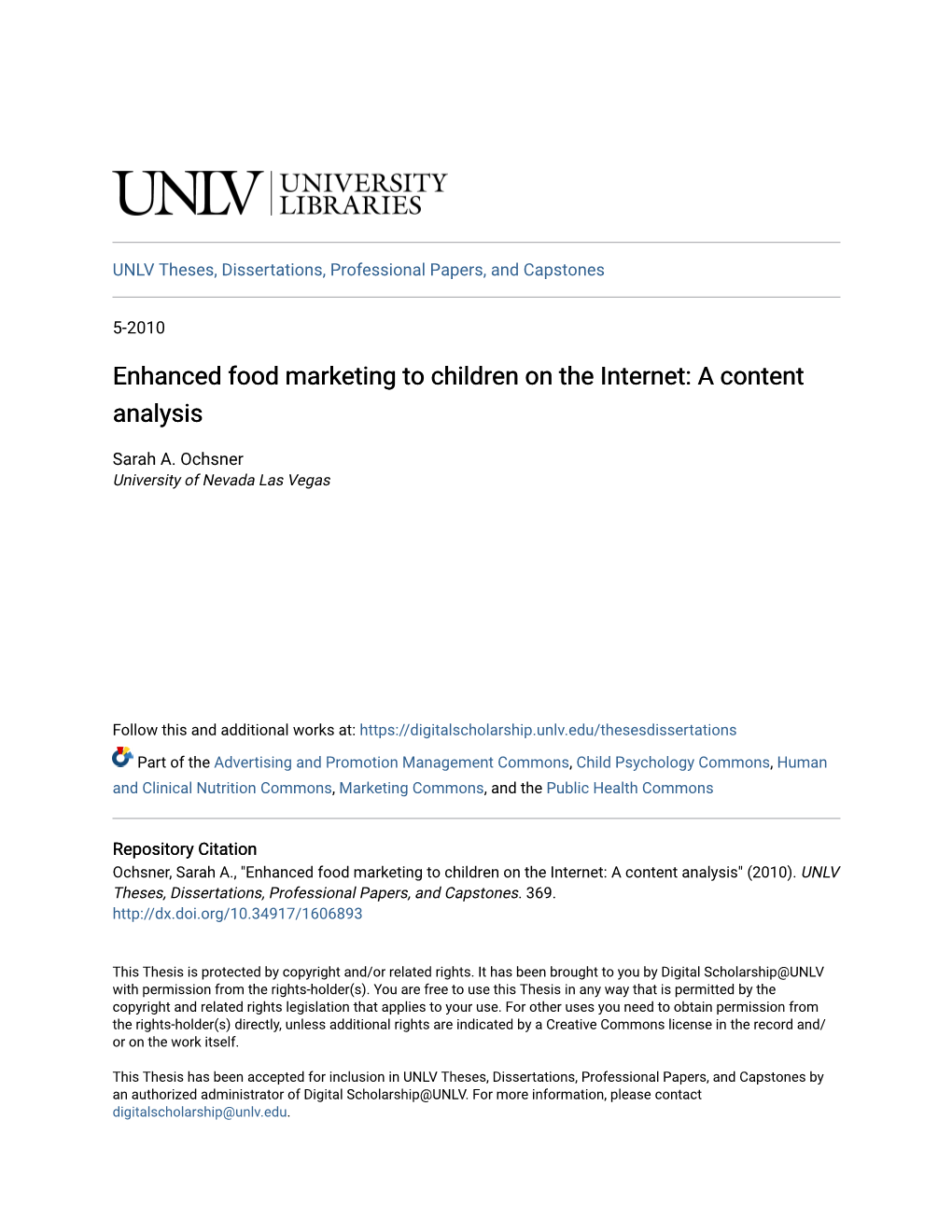 Enhanced Food Marketing to Children on the Internet: a Content Analysis