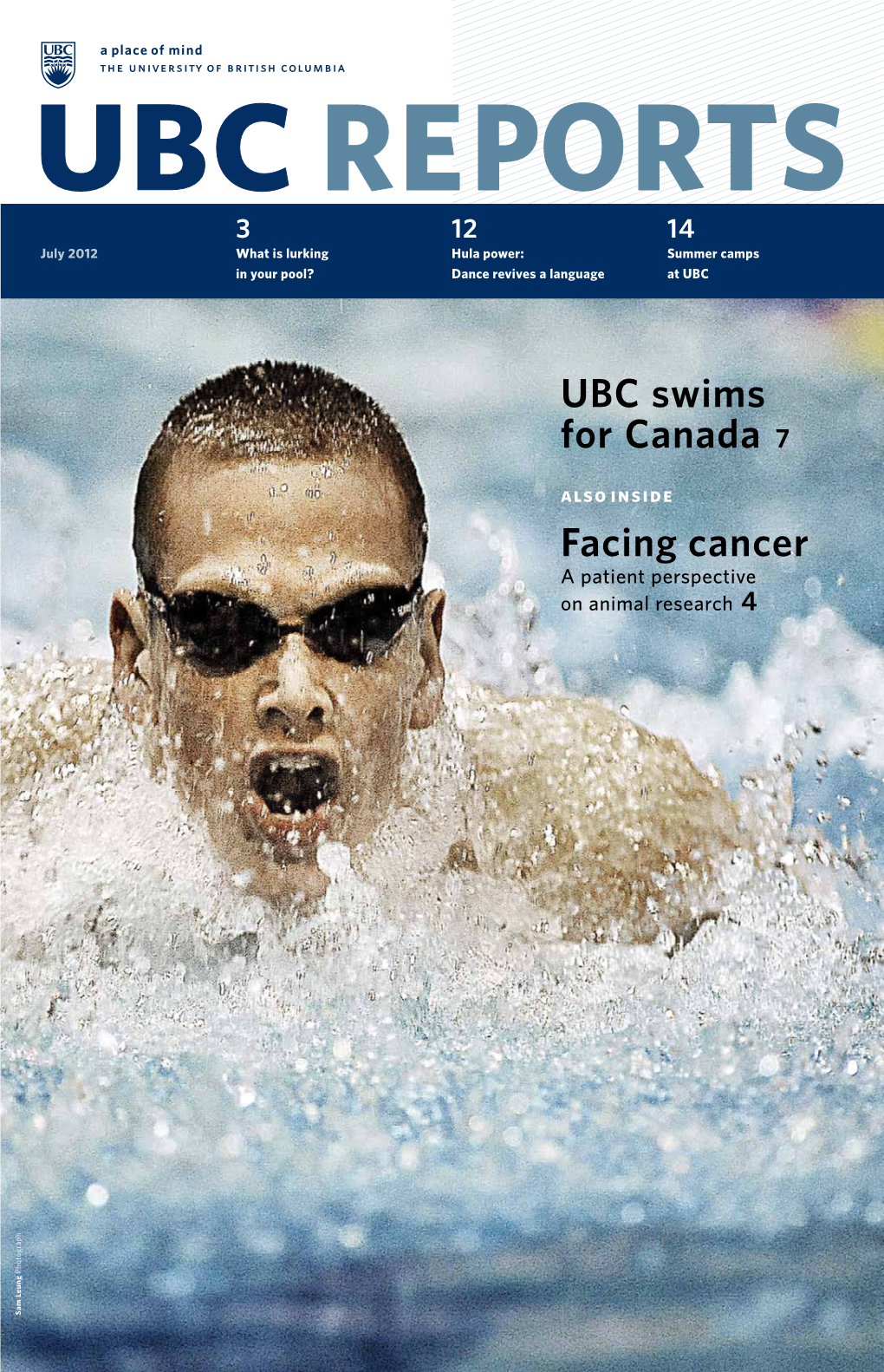 UBC Swims for Canada 7 Facing Cancer