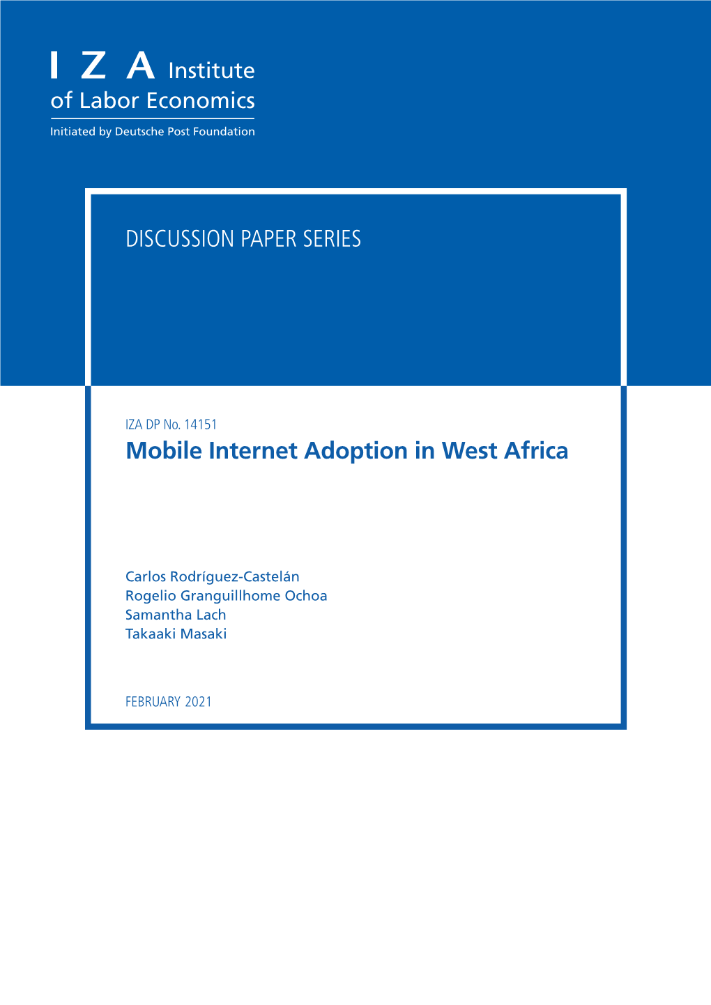 Mobile Internet Adoption in West Africa