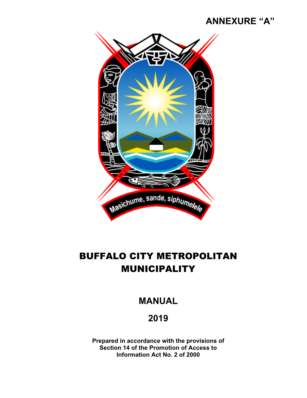 Buffalo City Metropolitan Municipality Manual
