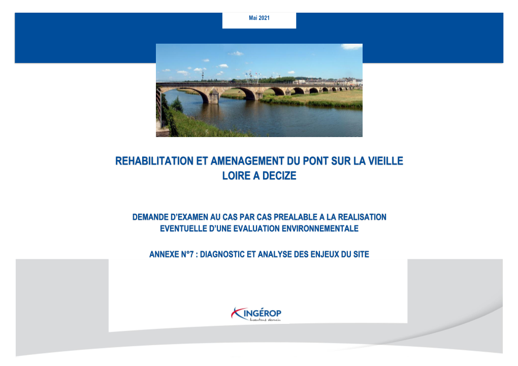 Rehabilitation Et Amenagement Du Pont Sur La Vieille Loire a Decize