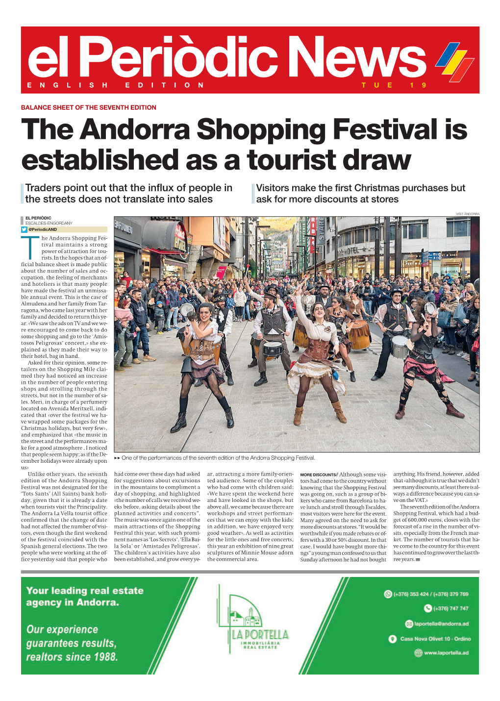 The Andorra Shopping Festival Is Established As a Tourist Draw