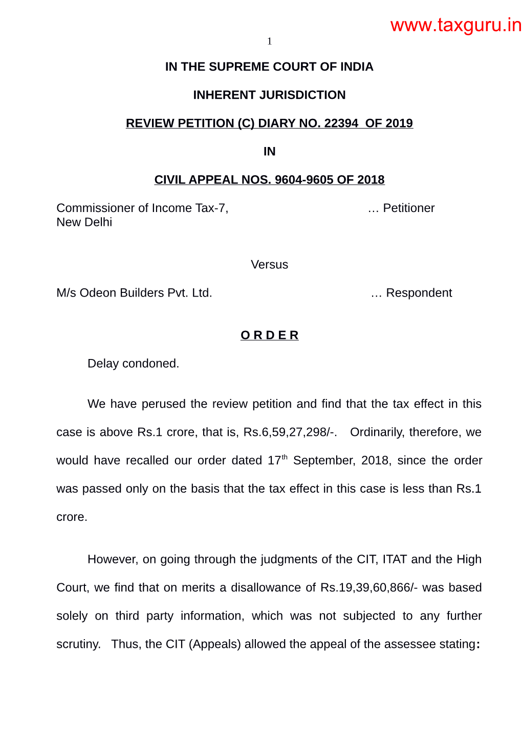 COIT-Vs-Ms-Odeon-Builders-Pvt.-Ltd