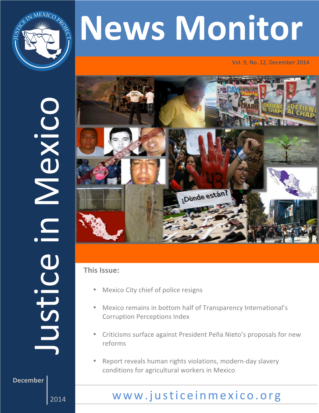 Justice in Mexico News Monitors in 2014