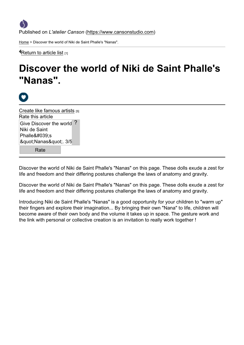 Discover the World of Niki De Saint Phalle's "Nanas"