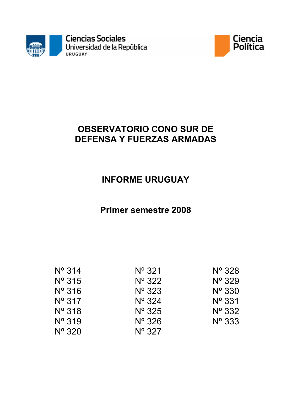 Observatorio Cono Sur De Defensa Y Fuerzas Armadas