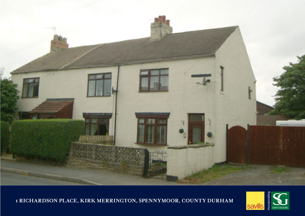 1 Richardson Place, Kirk Merrington, Spennymoor