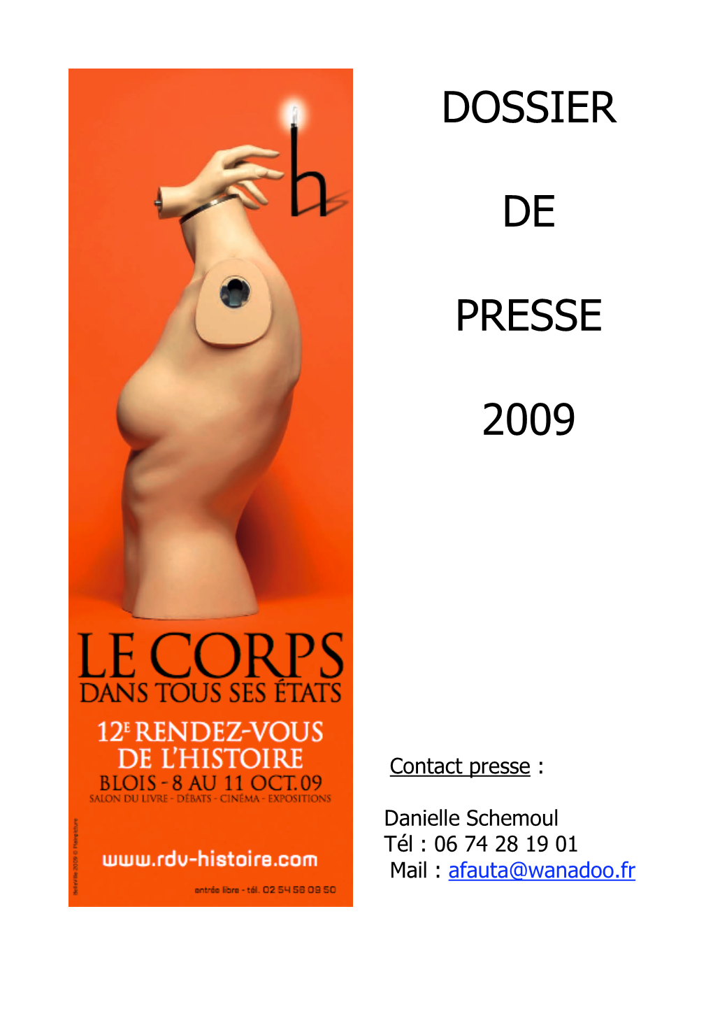 Dossier De Presse 2009