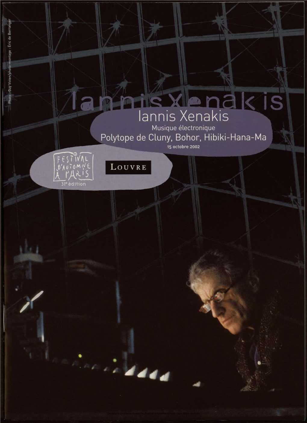 Lannis Xenakis Musique Électronique Polytope De Cluny, Bohor, Hibiki-Hana-Ma 15 Octobre 2002