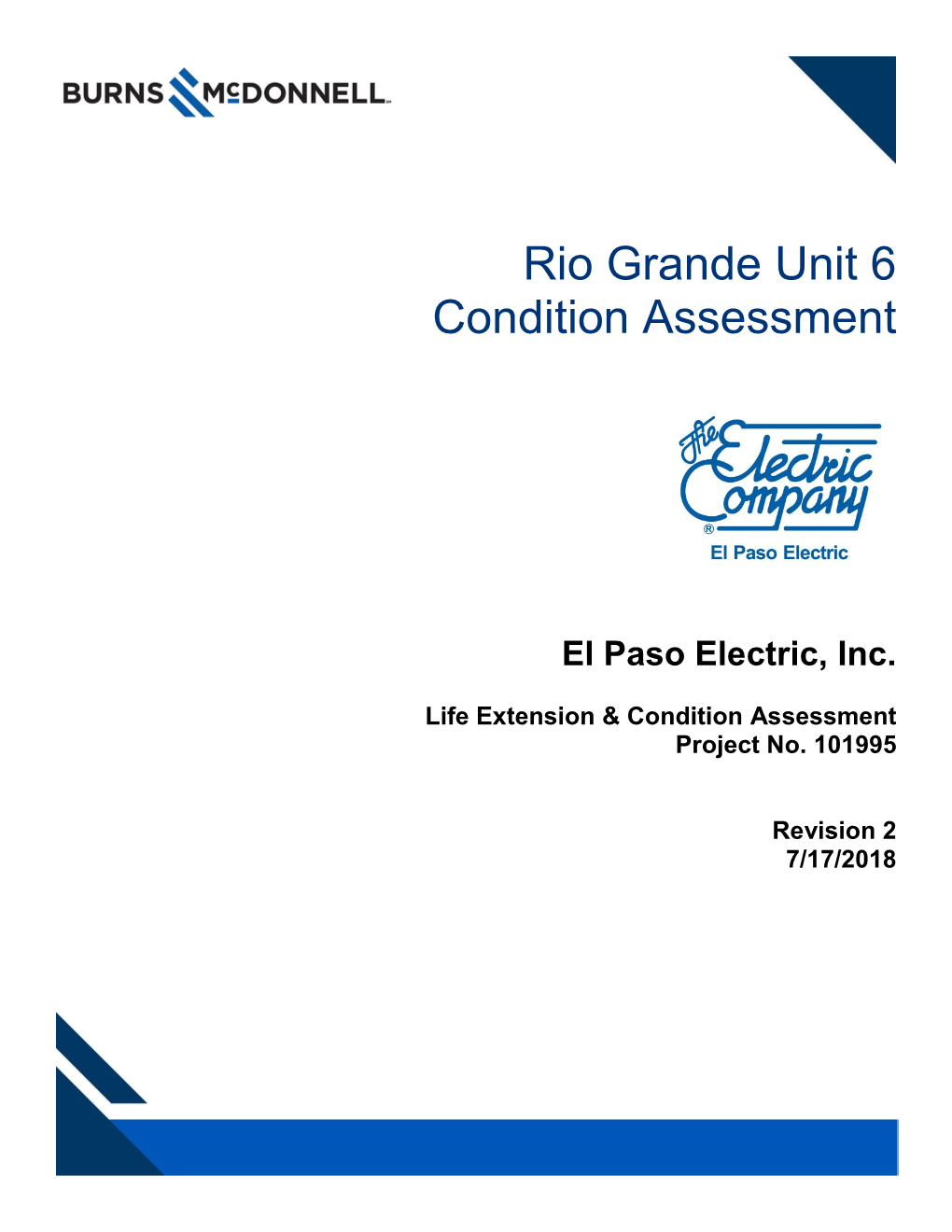 Rio Grande Unit 6 Condition Assessment