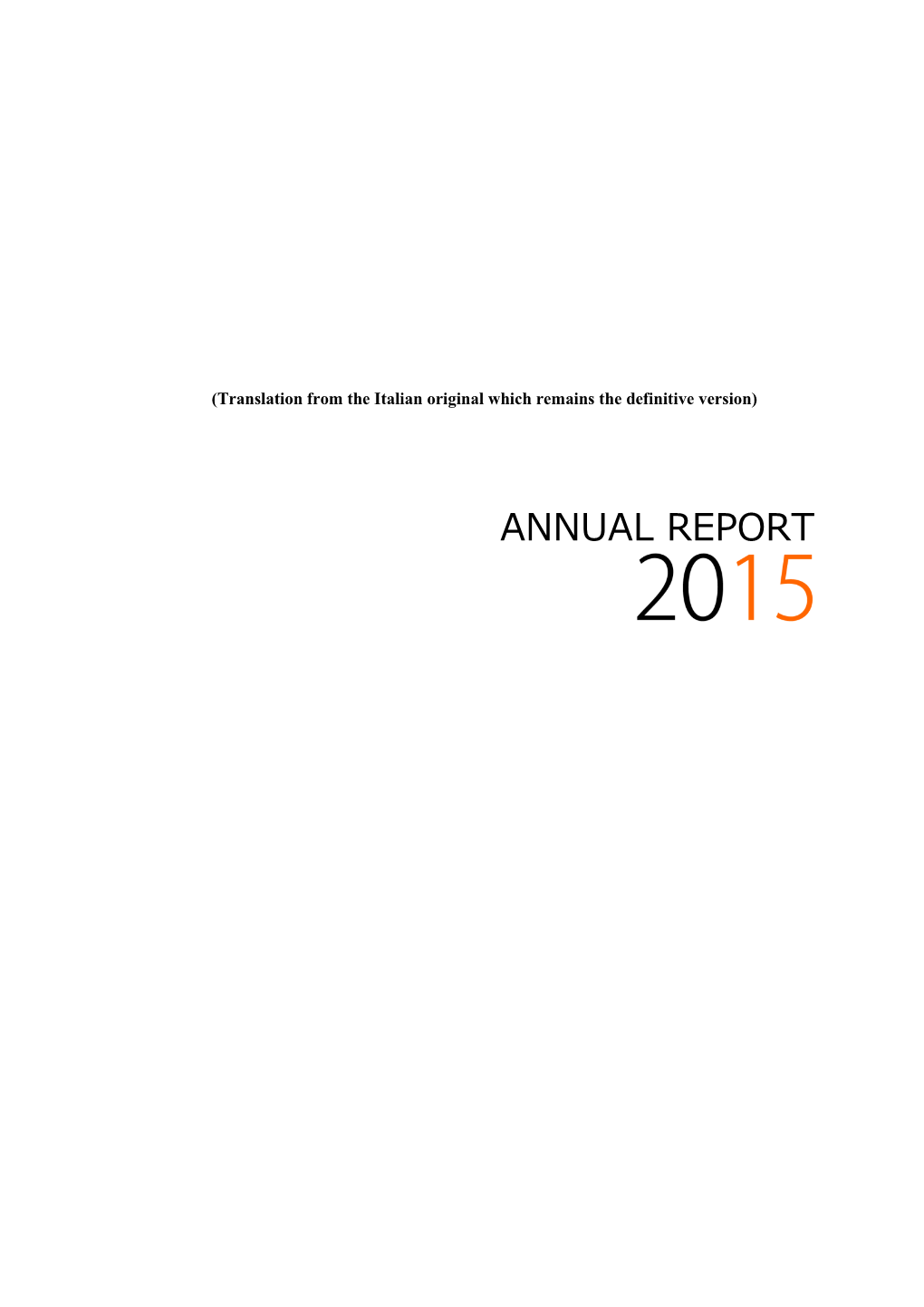 Annual Report