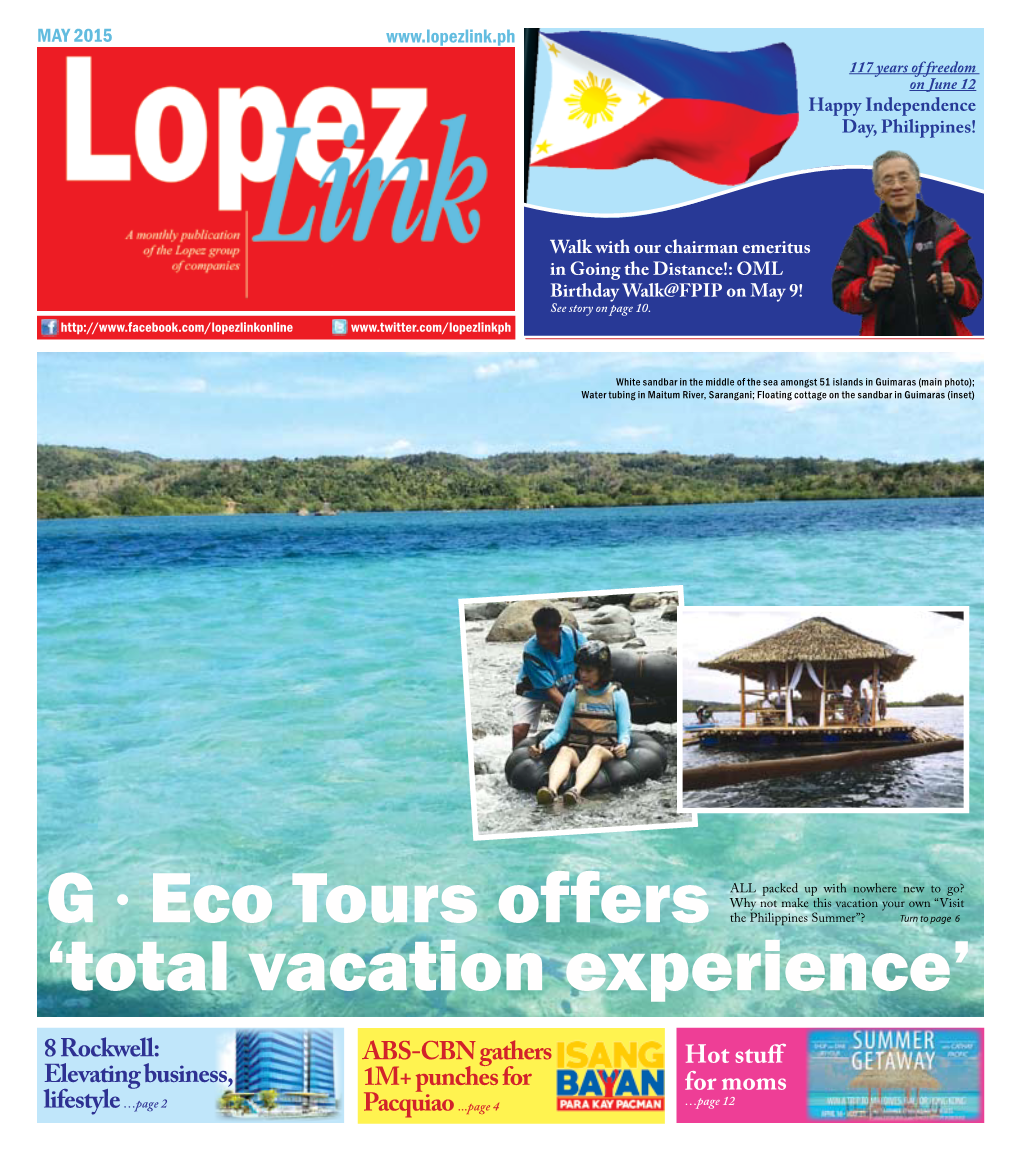 G Eco Tours Offers 'Total Vacation Experience'