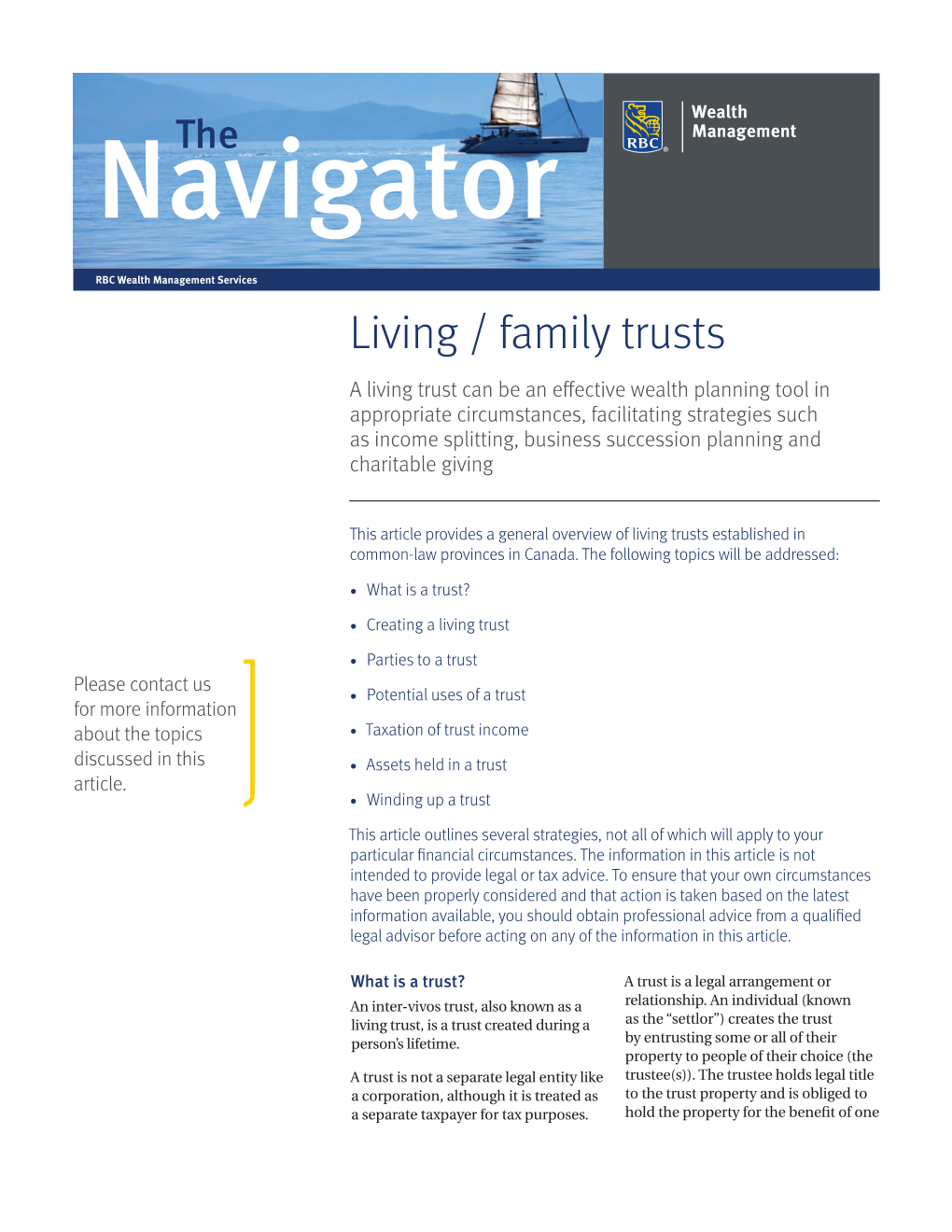Living / Family Trusts