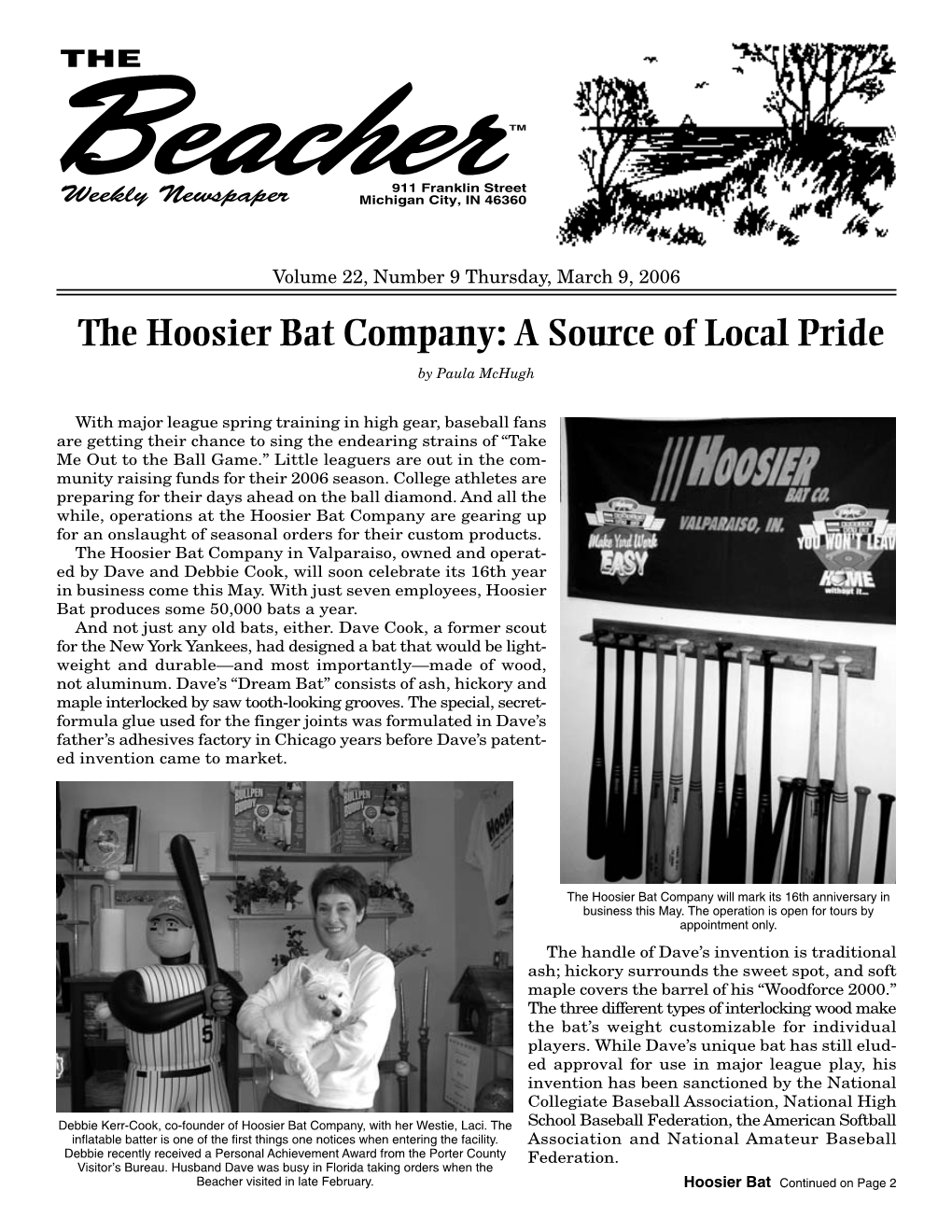 The Hoosier Bat Company: a Source of Local Pride by Paula Mchugh