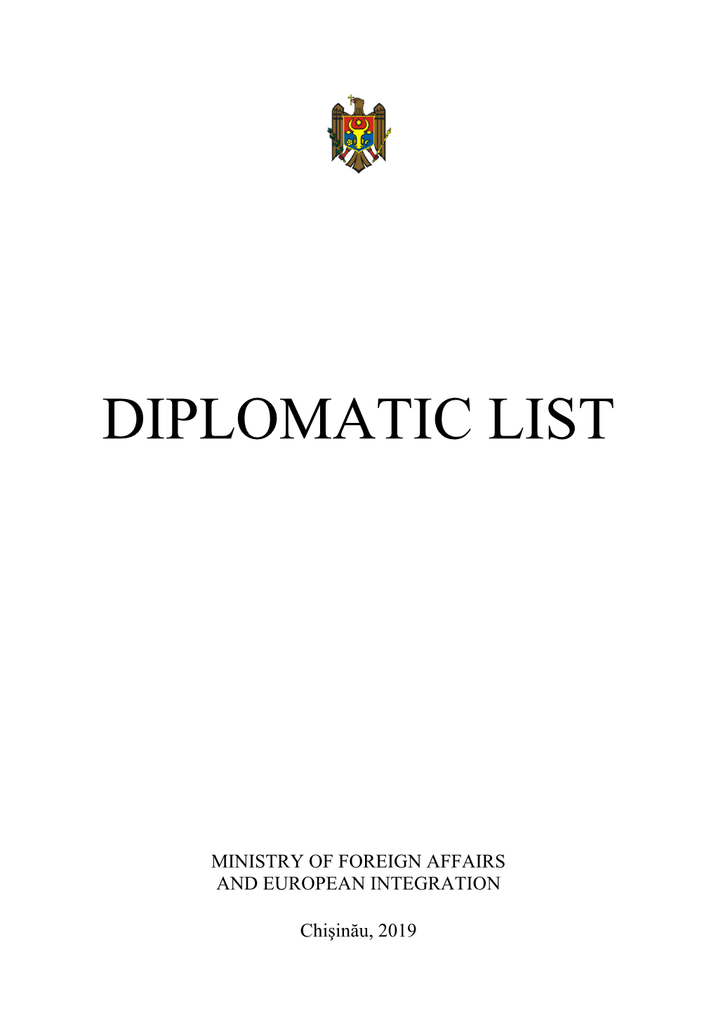 Diplomatic List